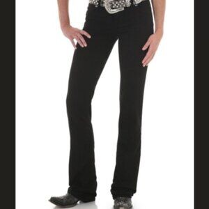 Wrangler Women's Black Boot Cut Jeans- Good for Riding Horses or Daily Use